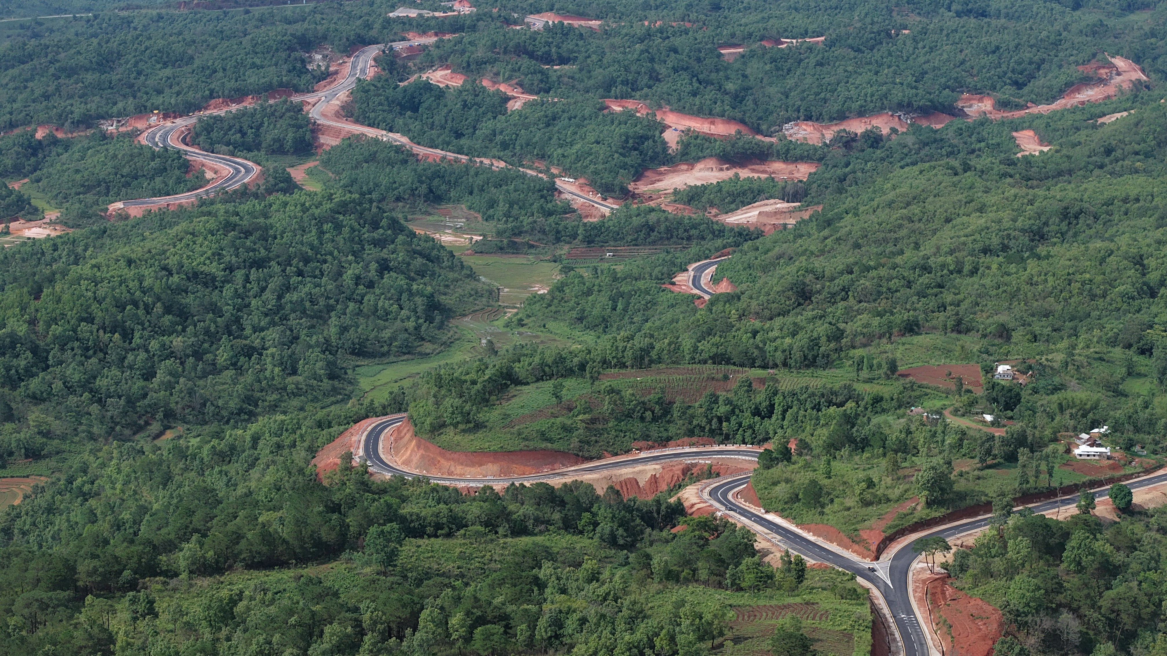 Umiam lake and the green hills where New Shillong is taking shape